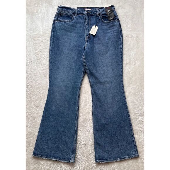 NWT Levi's Premium 70’s High Flare Jeans in Sonoma Walks - Light Wash, Size 32 - Picture 12 of 16